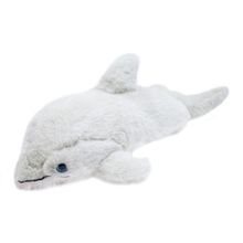 Pelúcia Golfinho Cinza e Branco 31cm
