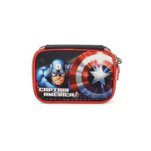 Estojo Escolar Box Infantil Capitão América Luxcel EI39554AG