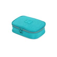 Estojo Escolar Organizador 100 Canetas/Lápis Verde - Luxcel