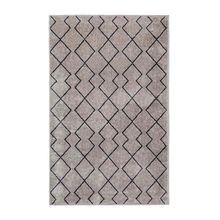 Tapete para Sala Belga Axis Treliça Cinza 2,00X2,50M - Qaza