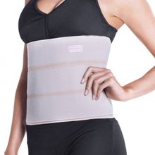 Faixa Elástica Abdominal 3 Gomos Bege (tam G) - Kestal