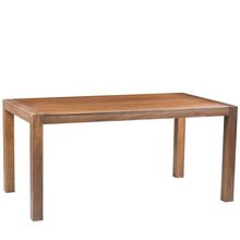 Mesa Sala de Jantar Cozinha Dumai 190cm Madeira Maciça Walnut Escovado - Gran Belo