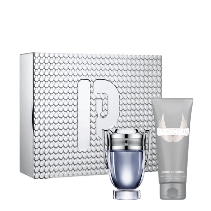 Kit Paco Rabanne Invictus - Eau De Toilette 100ml + Shampoo 100ml ...