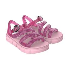 Sandália Infantil Barbie Model Glam Rosa Glitter Grendene Kids 23021-AW807