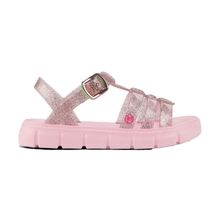 Sandália Infantil Barbie Land Rosa Glitter Grendene Kids 22980-AS747
