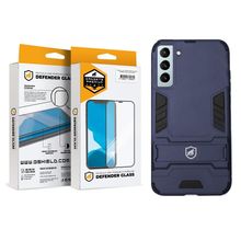 Kit Capa Amor e Pelicula Defender Glass Samsung Galaxy S21 Plus - Gshield