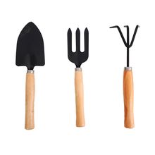 Kit Ferramentas Jardim 3pçs Cabo Madeira Header PVC NS293478
