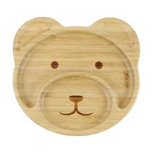 Prato de Bambu Urso com Ventosa - Clingo