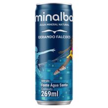 ÁGUA MINERAL SEM GÁS MINALBA GERANDO FALCÕES 269ML