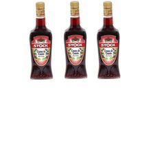Kit Licor Stock Creme De Cassis 720ml 3 Unidades