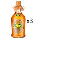 Kit Cachaça de Banana Bananazinha 900ml 3 unidades