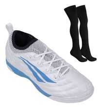 Kit Chuteira Futsal Penalty Brasil 70 Locker XXI + Meião