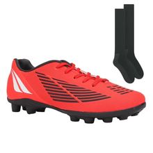 Kit Chuteira Campo Penalty Líder Infantil + Meião