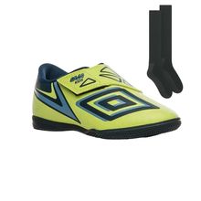 Kit Chuteira Futsal Umbro Sala V Kids + Par de Meião