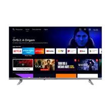 Smart TV 40” Britânia Led BTV40E3AAGSSGBLF Android TV Bivolt