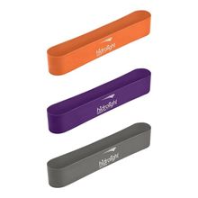 Kit de 3 Faixas Elásticas para Exercícios Hidrolight Mini Band