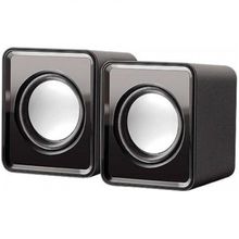 Mini Caixa De Som 5w Rms Compacta USB P2 - Preto