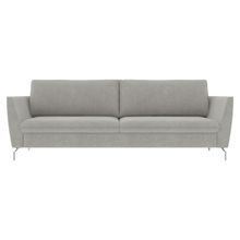 Sofá Decorativo Sala de Estar 190cm Olívia Suede Cinza - Gran Belo