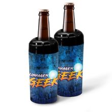 Porta Garrafa Térmico 600ml Linhagem Geek - Licenciado