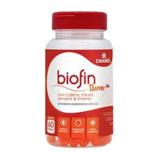 Biofin Thermo c/ Cafeína, Canela, Gengibre, Pimenta, Vit B6, Zinco - Chamel - 60 cápsulas