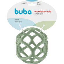 Mordedor Bola em Silicone Flexível Verde - Buba
