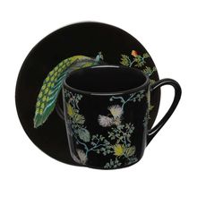 Xícaras Pavão para café 80ml Hauskraft JGXC062