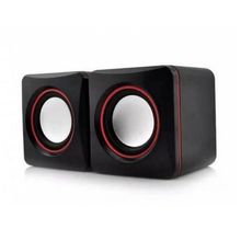 Mini Caixa De Som Para Computador PC Notebook 5w Rms Cabo P2 USB
