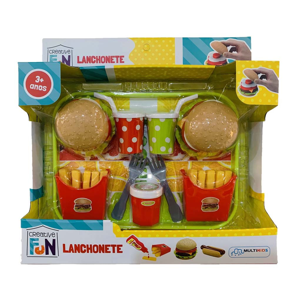 Tofficu 1 Conjunto De Conjuntos De Jogo De Hambúrguer Kit De Decoração De  Pão Comida Engraçada Hambúrguer Classificação De Comida Para Habilidade