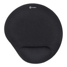 Mouse Pad Com Apoio Em Gel E Base Emborrachada Preto - Mpg-0