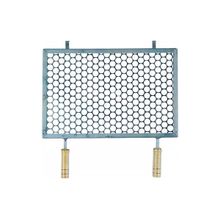 Grelha Retangular De Inox Para Churrasqueira 30x50 Cm