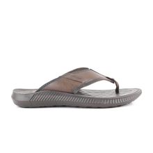 Chinelo Pegada Couro Cravo Liso Marrom