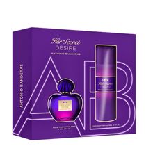 Banderas Kit Her Secret Desire Eau de Toilette 80ml + Desodorante 150ml