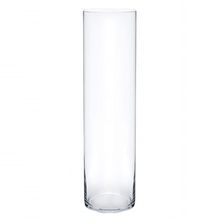 Vaso Vidro Cilindro Grande Comprido 40x14cm Transparente