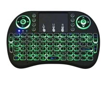 Teclado Mini Portátil Keyboard Tvs Pcs Notes Com Led Noturno