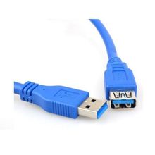 Cabo Extensão USB 3.0 3 Metros Macho Fêmea Alta Velocidade