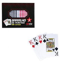 Baralho Duplo De Plastico No Estojo