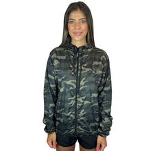 Jaqueta Corta Vento Light Feminino Camuflado WSS Diamond