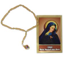 Terço de Nossa Senhora das Dores com Folheto