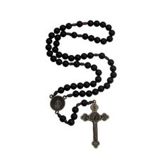 Terço de São Bento Pérola Preto