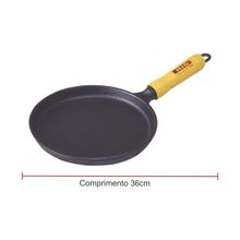 Tapioqueira De Ferro Fundido Redonda - Diametro 19cm