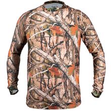 Camiseta Power Fit Proteção UV Camuflagem Caatinga Mata Seca