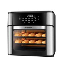 Air Fryer 12L 2000W Mondial AFO12LBI Digital Touch Antiader Inox 110v