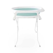 Banheira Smile Verde Dobrável e com Suporte - Safety 1st