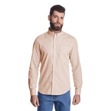 Camisa Regular Masculina  Manga Longa Com Bolso Convicto
