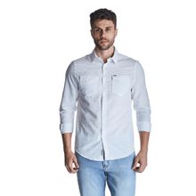 Camisa Slim Masculina Convicto Com Bolsos
