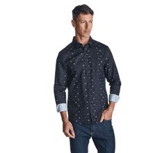 Camisa Slim Masculina Convicto Estampada