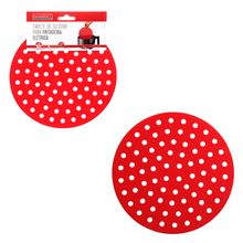 Tapete Fritadeira Elétrica Redondo Hauskraft Vermelho 20 cm