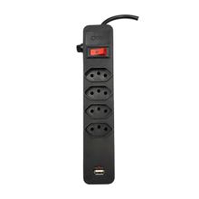 Filtro De Linha Régua Extensão 4 Entradas E Usb Tm101 OEX