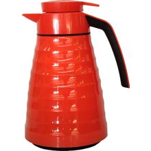 Garrafa Térmica Vermelha com Ampola De Vidro 1L