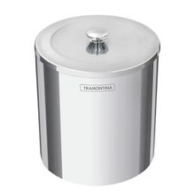 Lixeira Inox Útil Tramontina 5L de Aço Inox Polido